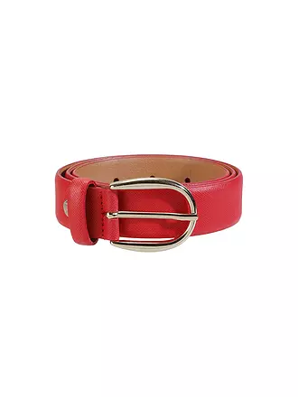 VANZETTI | Ceinture en cuir | rot